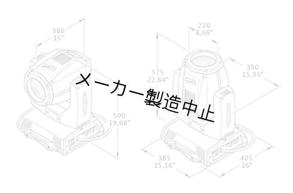 画像2: Clay Paky Alpha Wash 300 (2)