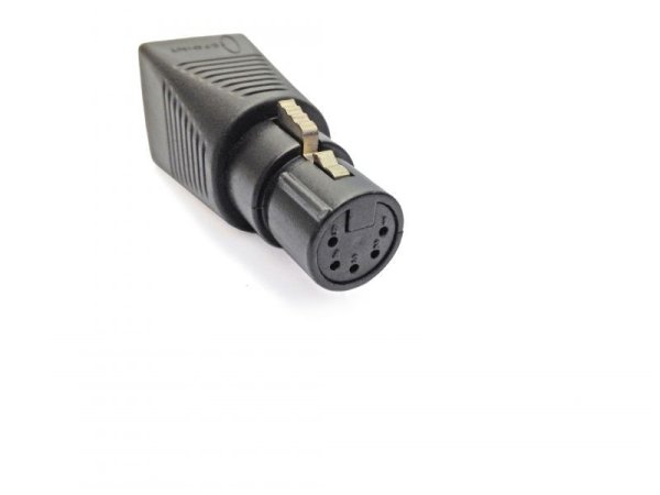 画像1: CPoint RJ45 to XLR-5/メス アダプター [XLRJ45-5F] (1)