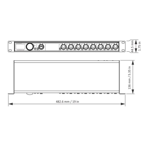 画像3: Swisson Ethernet DMX Node 8 DMX Ports - XND-8(スウィッソン イーサネットDMX ノード) (3)