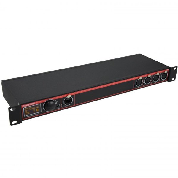 XND-4R5 10 48 21: 4-port Ethernet DMX node, ラックマウントスタイル, 5-pin XLRs