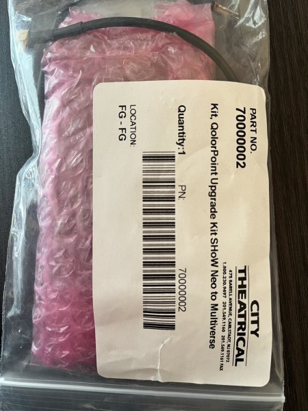画像1: City Theatrical QolorPoint ワイヤレスDMX送信アップグレード基盤 Kit, Qolorpoint Upgrade Kit SHow Neo to Multiverse (1)