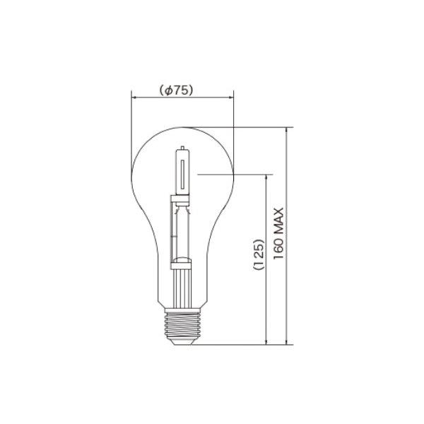画像1: 松村 ハロゲン電球 JDPS 100V 180W/P (1)