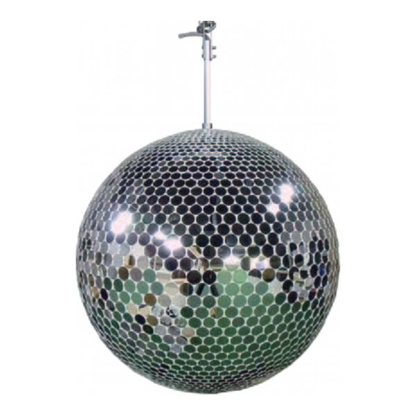 画像1: 日照 一体型吊下丸鏡ミラーボール φ600 変速式 (1)