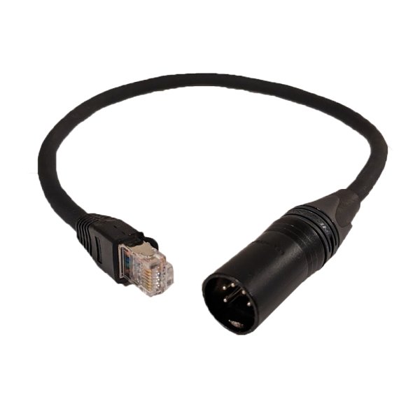 画像1: CAT5E RJ45 to DMX 5pin オス (1)