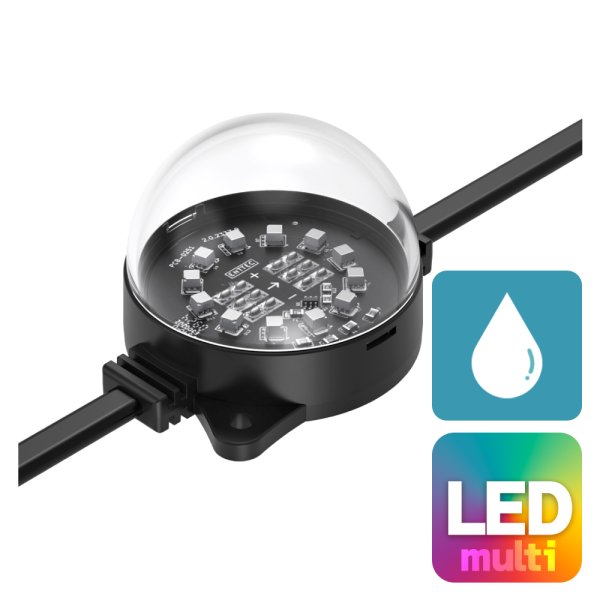 画像1: ENTTEC Smart PXL 60 Dot RGB 24V Black /  Dome Clear (1)