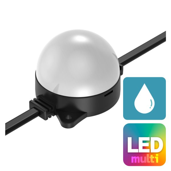画像1: ENTTEC Smart PXL 60 Dot RGB 24V Black /  Dome Diffuse (1)