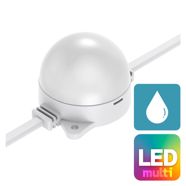 画像1: ENTTEC Smart PXL 60 Dot RGB 24V White / Dome Diffuse (1)