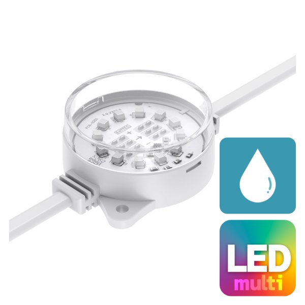 画像1: ENTTEC Smart PXL 60 Dot RGB 24V White / Flat Clear (1)