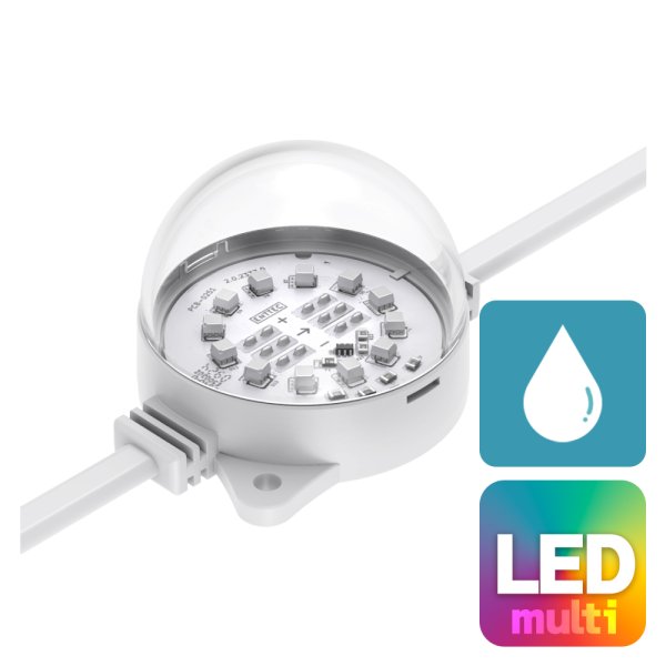 画像1: ENTTEC Smart PXL 60 Dot RGB 24V White / Flat Clear (1)