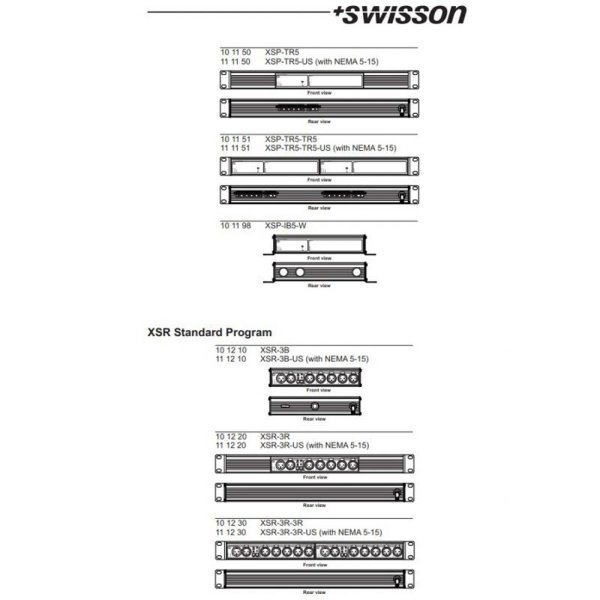画像5: Swisson RDM & DMX Splitter / Booster - XSR Series(スウィッソン RDM&DMX スプリッター ブースター) (5)