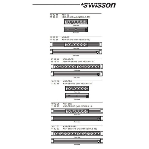 画像6: Swisson RDM & DMX Splitter / Booster - XSR Series(スウィッソン RDM&DMX スプリッター ブースター) (6)