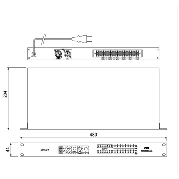 画像3: タマ・テック・ラボ DMX接点インターフェース DMXSW (3)
