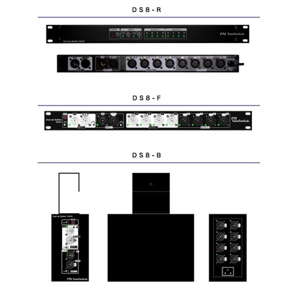 画像2: タマ・テック・ラボ DMXスプリッター DS8-R (2)