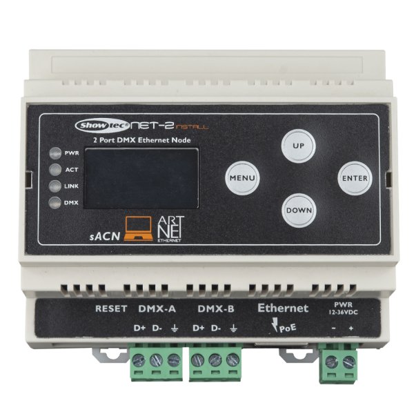 画像3: HIGHLITE Showtec NET-2 Install DIN Rail (3)