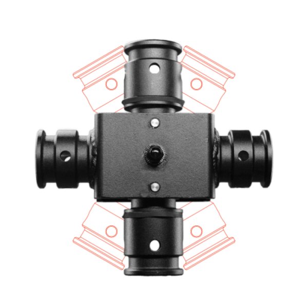 画像2: Portman E-CONN (4-WAY CONNECTOR) (2)