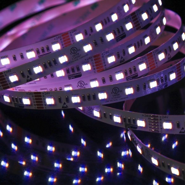 画像3: CIty Theatrical Eluxtra 5-in-1 RGB + 2400K + 6500K LED Strip Light, 24V, Indoor, Black Finish(Eluxtra 5-in-1 RGB + 2400K + 6500K LEDストリップライト 24V インドア 黒色ボディ) (3)