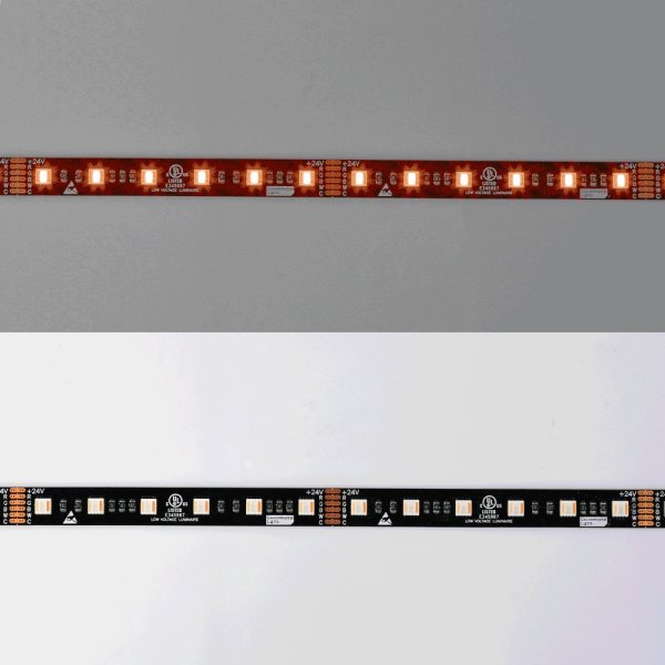 画像2: CIty Theatrical Eluxtra 5-in-1 RGB + 2400K + 6500K LED Strip Light, 24V, Indoor, Black Finish(Eluxtra 5-in-1 RGB + 2400K + 6500K LEDストリップライト 24V インドア 黒色ボディ) (2)