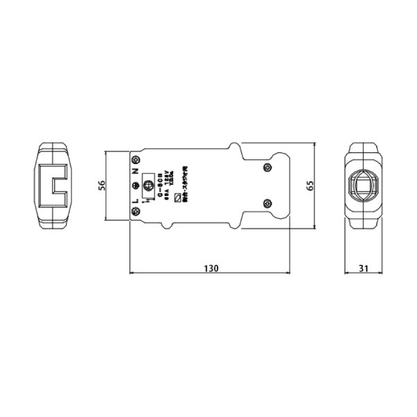 画像1: 松村 C型60Aコネクタ（C-60B） (1)