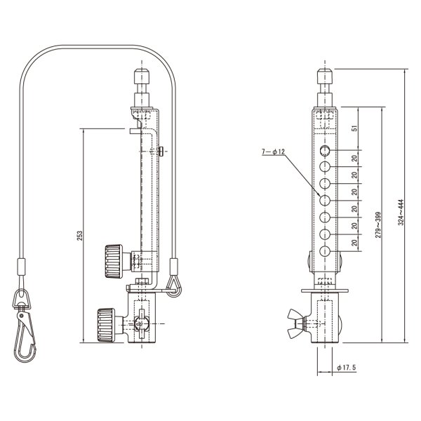 画像2: 松村 自在ハンガーアタッチメント HL-3 (2)