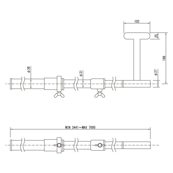画像2: 松村 操作棒 MCB-L (2)