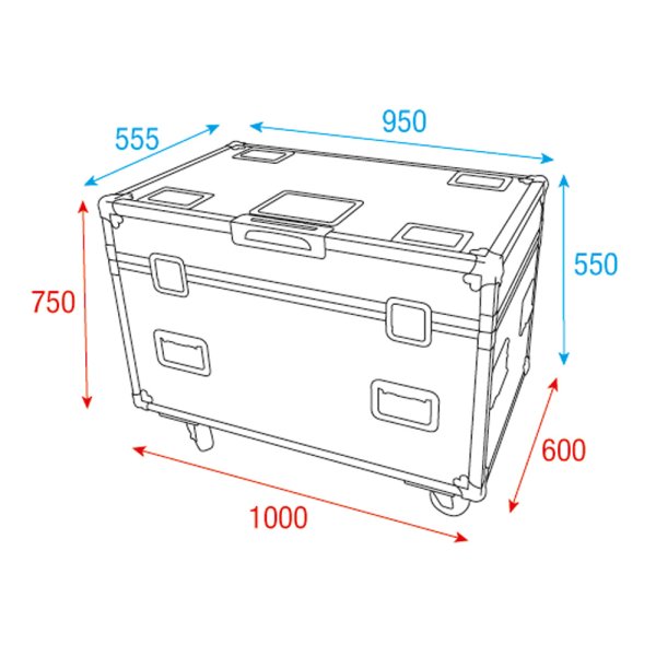 画像4: HIGHLITE Infinity Case for 2x Furion W602 WashBeam(インフィニティケース for 2x Furion W602 WashBeam) (4)