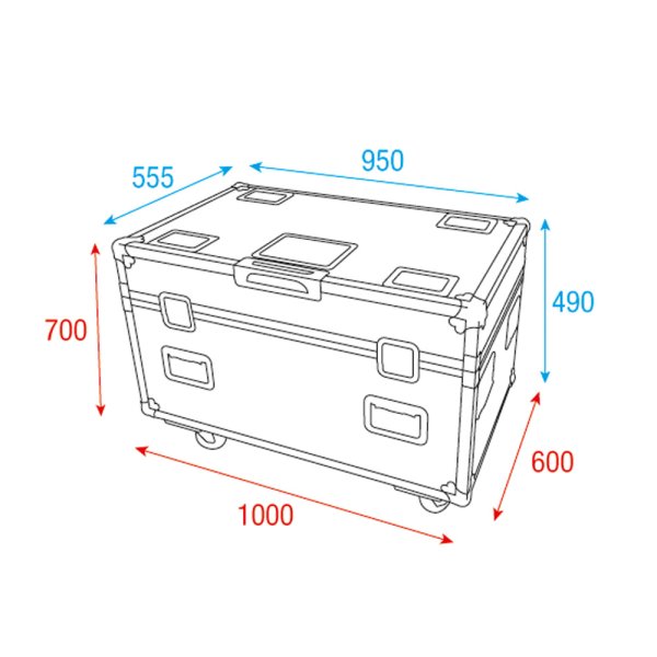 画像4: HIGHLITE Infinity Case for 4x Furion W402 WashBeam（インフィニティケース for 4x Furion W402 WashBeam） (4)