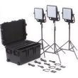 画像1: Litepanels Astra 6X Bi-Color LED Panel Traveler Trio V-Mount Kit [SKU: 935-3202]（ライトパネル アストラ） (1)