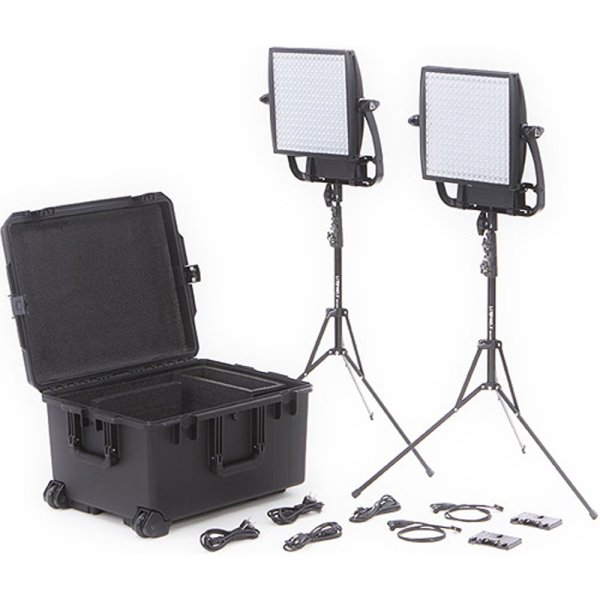 画像1: Litepanels Astra 3X Bi-Color LED Panel Traveler Duo Gold Mount Kit [SKU: 935-3210]（ライトパネル アストラ） (1)