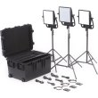 画像1: Litepanels Astra Soft Bi-Color LED Panel Duo + Astra 6X Bi-Color LED Panel Traveler Trio Gold Mount Kit [SKU: 935-3212]（ライトパネル アストラ） (1)