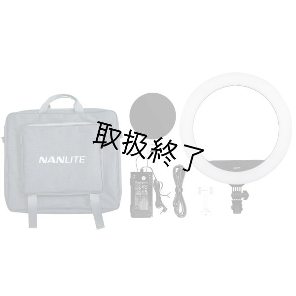 画像1: NANLITE Halo 16C Bicolor and Tunable RGB 16in LED Ring Light with USB Power Passthrough and Smart Touch Control（ナンライト ハロ） (1)