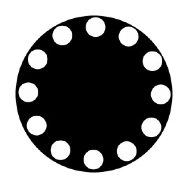 画像1: Apollo Dots in a Circle - Medium ME-2040 (1)