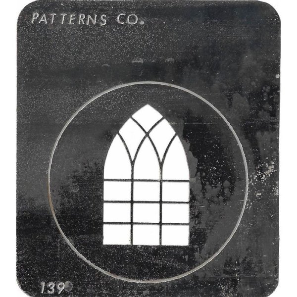画像1: GAM/Patterns Co. メタルゴボ 139 Chancery Window (1)