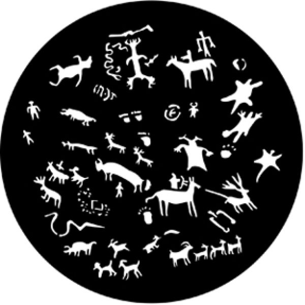 画像1: 77560 (DHA# 560) Cave Painting (1)