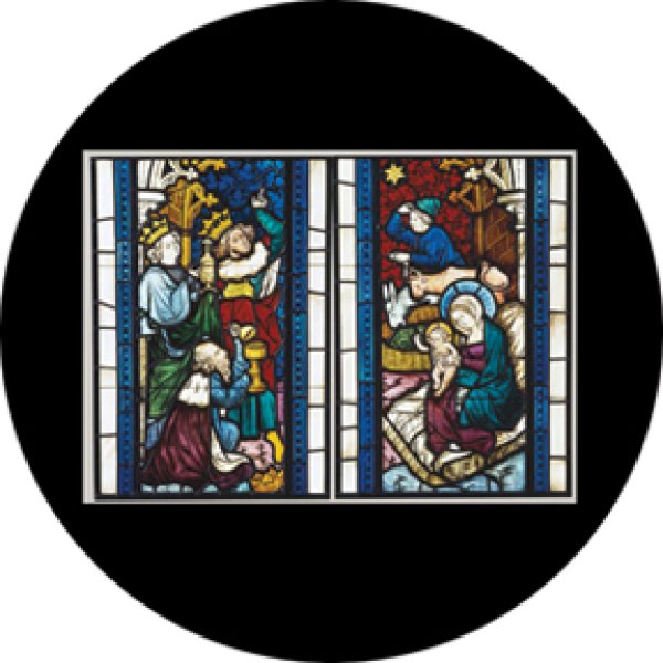 画像1: 86674 Nativity Stained Glass (1)