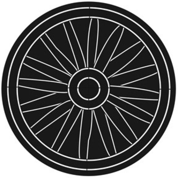 画像1: 78718 Wagon Wheel (1)