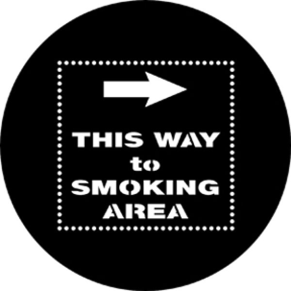 画像1: 77883 (DHA# 883) This Way to Smoking Area (1)