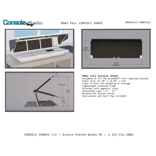 画像5: Console Shade grandMA2 Full 専用 シェイド(グランマ2フル用) (5)