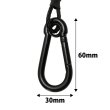 画像4: 落下防止ワイヤー 黒／直径3mm 長さ750mm (4)