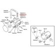 画像2: ETC Source 4 リフレクタ パーツ Reflector housing rivet assembly, single clutch, White（白灯体用） (2)