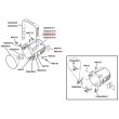 画像2: ETC Source 4 リフレクタ パーツ Reflector housing rivet assembly, double clutch, Black（黒灯体用） (2)