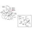 画像2: ETC Source 4 リフレクタ パーツ Reflector housing rivet assembly, double clutch, White（白灯体用） (2)