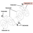 画像5: ETC Source 4 灯体前 パーツ Plate, divider with dimples (bottom)  (5)