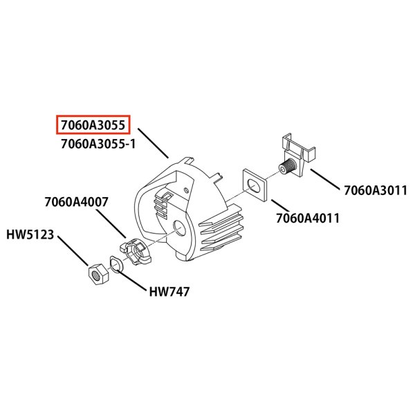 画像5: ETC Source 4 キャップ パーツ Housing, socket, casting / Black（黒灯体用） (5)