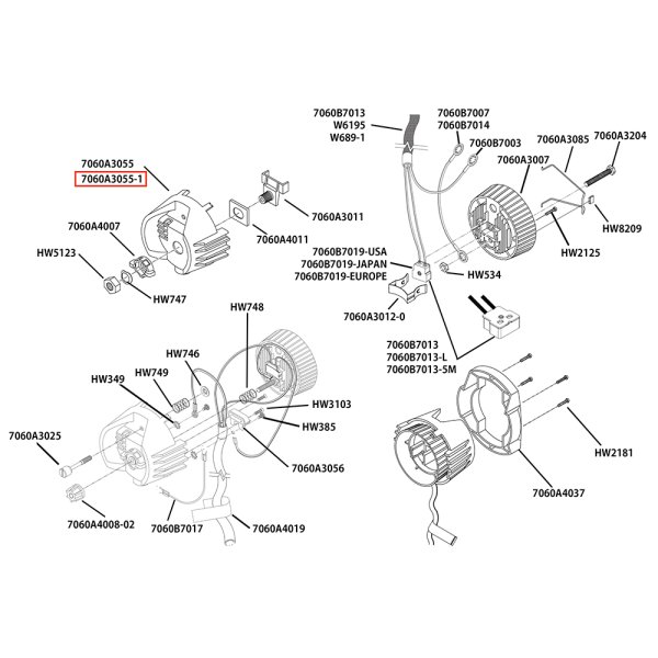 画像6: ETC Source 4 キャップ パーツ Housing, socket, casting / White （白灯体用） (6)
