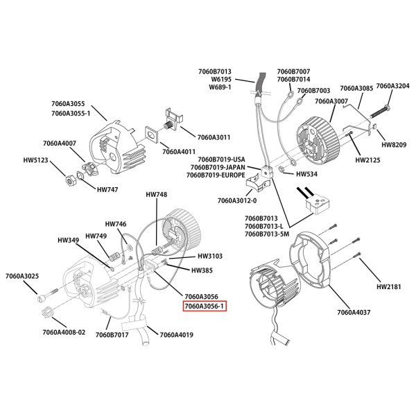 画像7: ETC Source 4 キャップ パーツ Clamp, strain relief / White（白灯体用） (7)