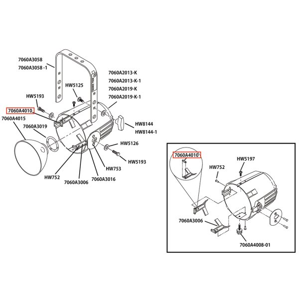 画像6: ETC Source 4 リフレクタ パーツ Bushing, gate (6)