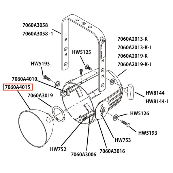 画像3: ETC Source 4 リフレクタ パーツ Reflector, molded glass, coated (3)
