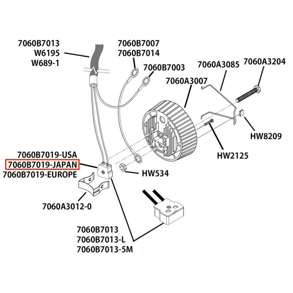 画像4: ETC Source 4 キャップ パーツ 日本仕様ソケット付きワイヤ(コネクタなし)  (4)