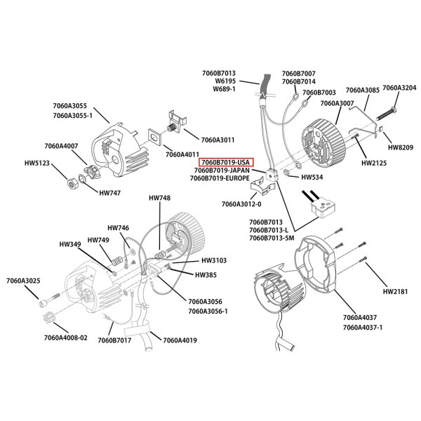 画像2: ETC Source 4 キャップ パーツ アメリカ仕様ソケット付きワイヤ(コネクタなし, HW6195スリーブなし) (2)