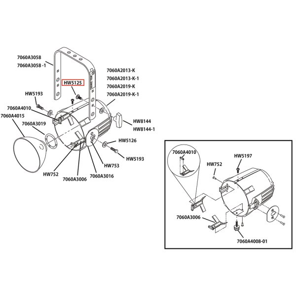 画像6: ETC Source 4 リフレクタ パーツ Bolt, carriage 5/16-18 x 3/4” LG (6)